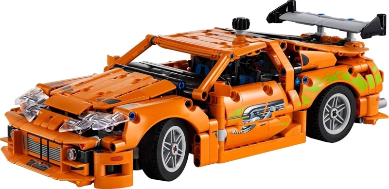 LEGO TECHNIC FAST Y FURIOUS TOYOTA SUPRA MK4 KIT DE MAQUILLAJE DE CONSTRUCCION - AUTO DE JUGUETE - 4