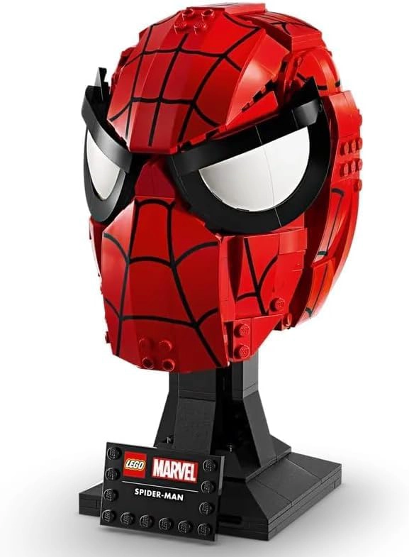 LEGO MARVEL 76285 - MASCARA DE SPIDER-MAN, COLOR ROJO - 4