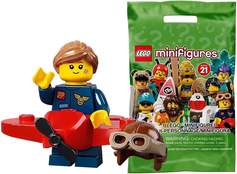 LEGO 71029 - MINIFIGURAS COLECCIONABLES SERIE 21, NIÑA DEL AVION - 1