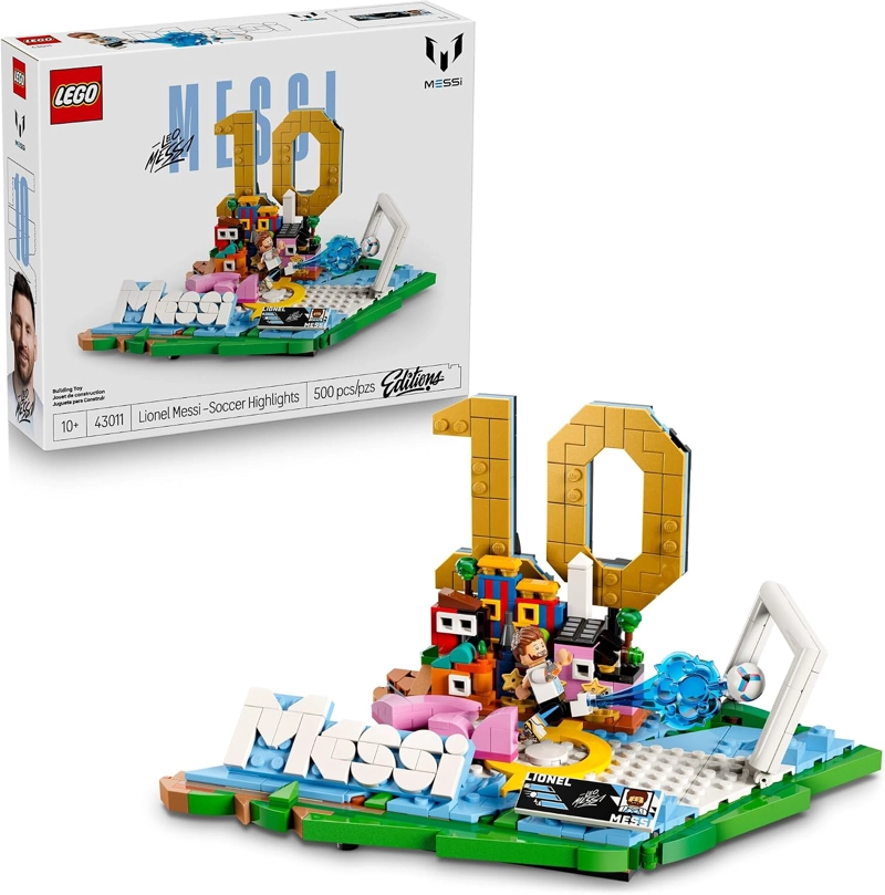 LEGO EDITIONS LIONEL MESSI - JUEGO DE CONSTRUCCION PARA NIÑOS Y NIÑAS, A PARTIR DE 10 AÑOS, REGALO - 1