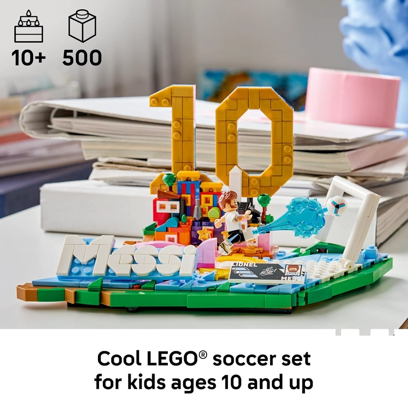 LEGO EDITIONS LIONEL MESSI - JUEGO DE CONSTRUCCION PARA NIÑOS Y NIÑAS, A PARTIR DE 10 AÑOS, REGALO - 2