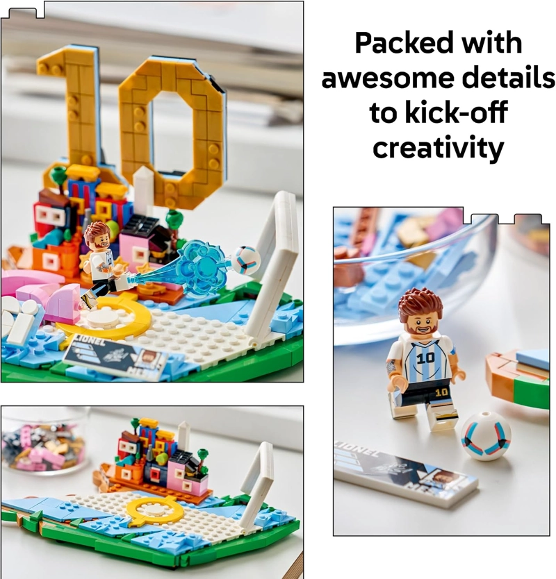 LEGO EDITIONS LIONEL MESSI - JUEGO DE CONSTRUCCION PARA NIÑOS Y NIÑAS, A PARTIR DE 10 AÑOS, REGALO - 3