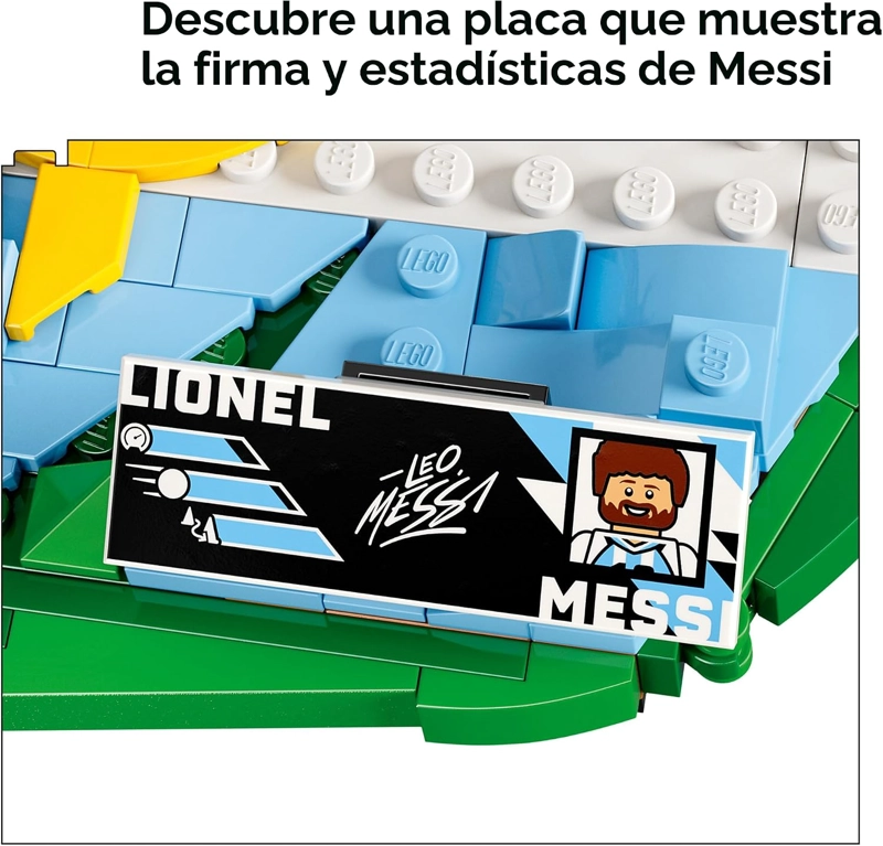 LEGO EDITIONS LIONEL MESSI - JUEGO DE CONSTRUCCION PARA NIÑOS Y NIÑAS, A PARTIR DE 10 AÑOS, REGALO - 4