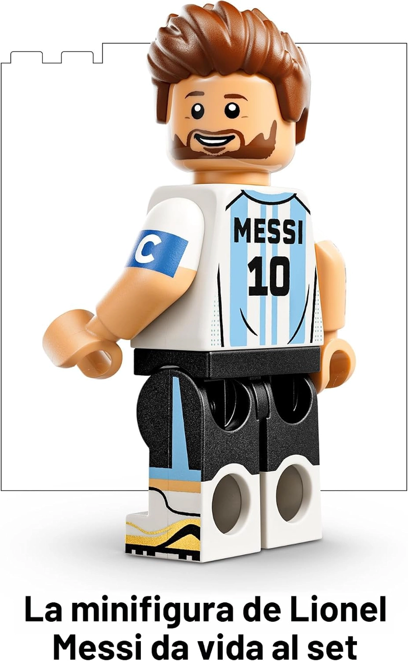 LEGO EDITIONS LIONEL MESSI - JUEGO DE CONSTRUCCION PARA NIÑOS Y NIÑAS, A PARTIR DE 10 AÑOS, REGALO - 5