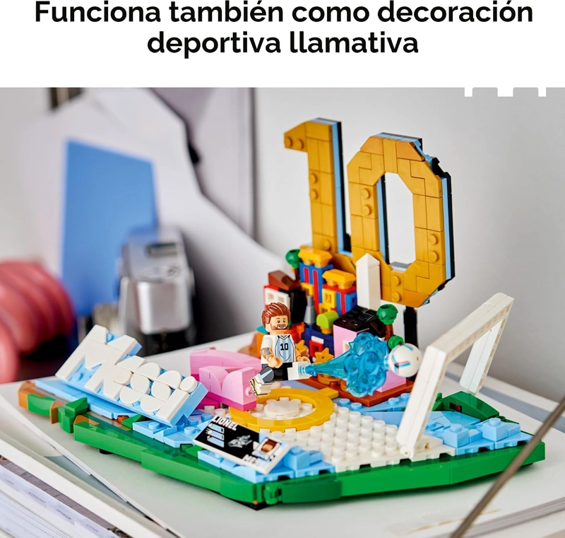 LEGO EDITIONS LIONEL MESSI - JUEGO DE CONSTRUCCION PARA NIÑOS Y NIÑAS, A PARTIR DE 10 AÑOS, REGALO - 6