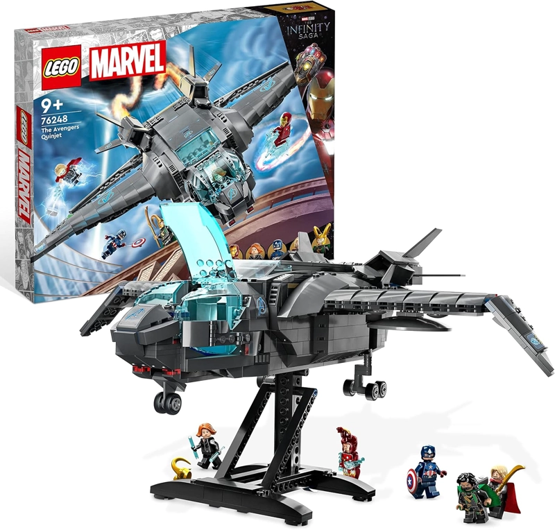 LEGO SUPER HEROES MARVEL AVENGERS QUINJET 76248 BLOQUES DE JUGUETE, PRESENTE, COMICS AMERICANOS, - 1