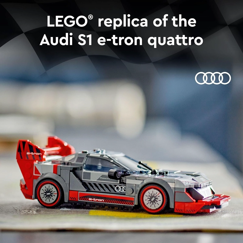 LEGO SPEED CHAMPIONS AUDI S1 E-TRON QUATTRO JUGUETES DE COCHES DE CARRERA - JUGUETES - 2