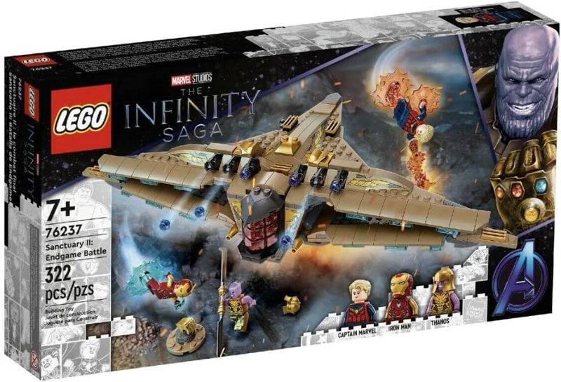 LEGO MARVEL SANCTUARY II ENDGAME BATTLE 76237 THANOS - JUGUETE DE CONSTRUCCION DE NAVE ESPACIAL 322 - 1