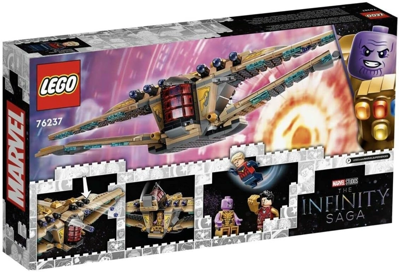 LEGO MARVEL SANCTUARY II ENDGAME BATTLE 76237 THANOS - JUGUETE DE CONSTRUCCION DE NAVE ESPACIAL 322 - 3
