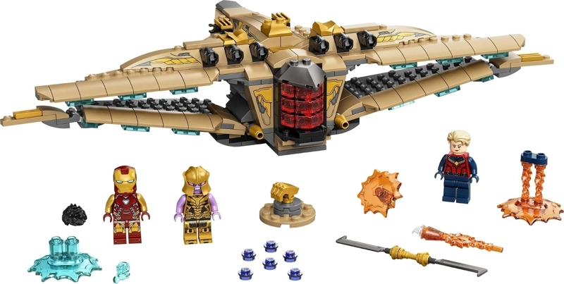LEGO MARVEL SANCTUARY II ENDGAME BATTLE 76237 THANOS - JUGUETE DE CONSTRUCCION DE NAVE ESPACIAL 322 - 4