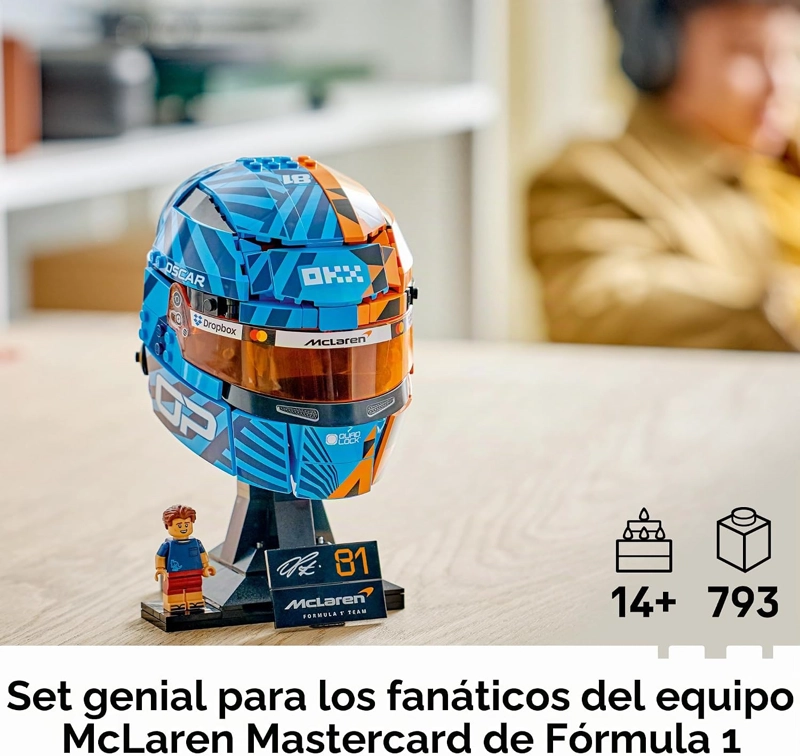 LEGO EDITIONS MCLAREN MASTERCARD F1 TEAM OSCAR PIASTRI CASCO JUEGO DE CONSTRUCCION - 2