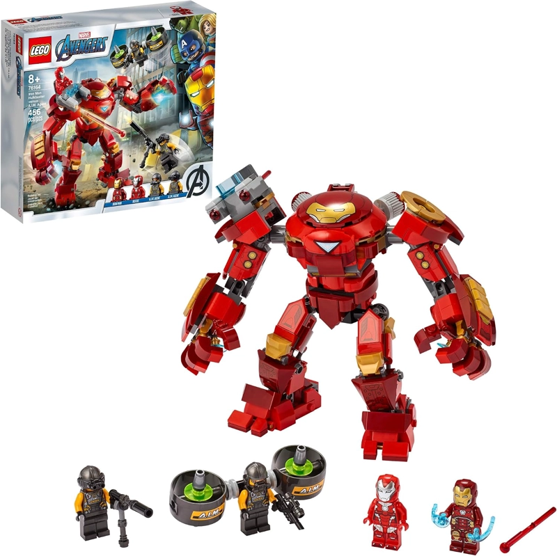 LEGO MARVEL AVENGERS IRON MAN HULKBUSTER VERSUS A.I.M. AGENT 76164, GENIAL, INTERACTIVO, JUEGO - 1