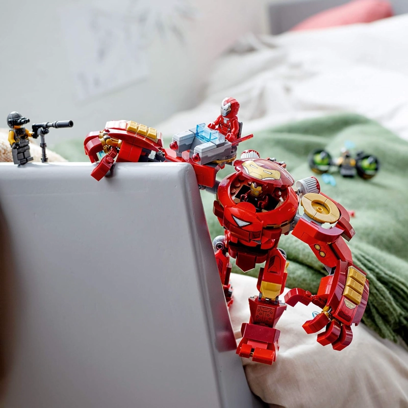 LEGO MARVEL AVENGERS IRON MAN HULKBUSTER VERSUS A.I.M. AGENT 76164, GENIAL, INTERACTIVO, JUEGO - 2