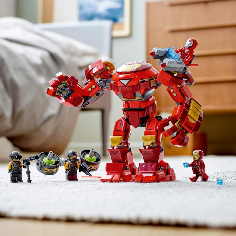 LEGO MARVEL AVENGERS IRON MAN HULKBUSTER VERSUS A.I.M. AGENT 76164, GENIAL, INTERACTIVO, JUEGO - 6