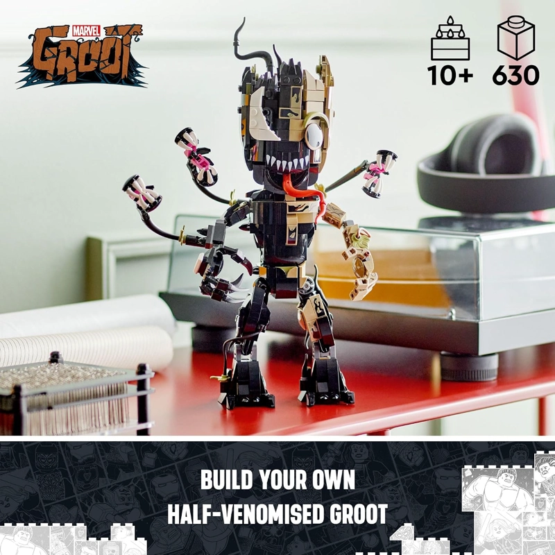 LEGO MARVEL GROOT VENENIZADO 76249 JUGUETE TRANSFORMABLE DE MARVEL PARA JUGAR Y MOSTRAR, FIGURA - 2