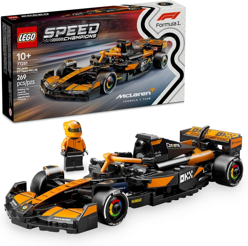 LEGO SPEED CHAMPIONS MCLAREN F1 TEAM MCL38 - JUEGO DE CONSTRUCCION PARA NIÑOS, NIÑOS Y NIÑAS, - 1