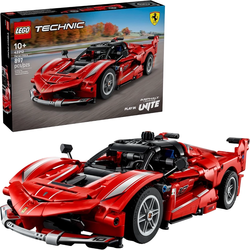 LEGO TECHNIC FERRARI FXX K COCHE DE JUGUETE - JUGUETE DE CONSTRUCCION PARA NIÑAS Y NIÑOS, A PARTIR - 1