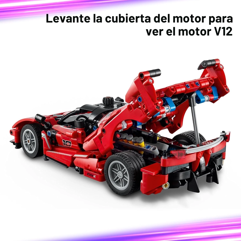 LEGO TECHNIC FERRARI FXX K COCHE DE JUGUETE - JUGUETE DE CONSTRUCCION PARA NIÑAS Y NIÑOS, A PARTIR - 3