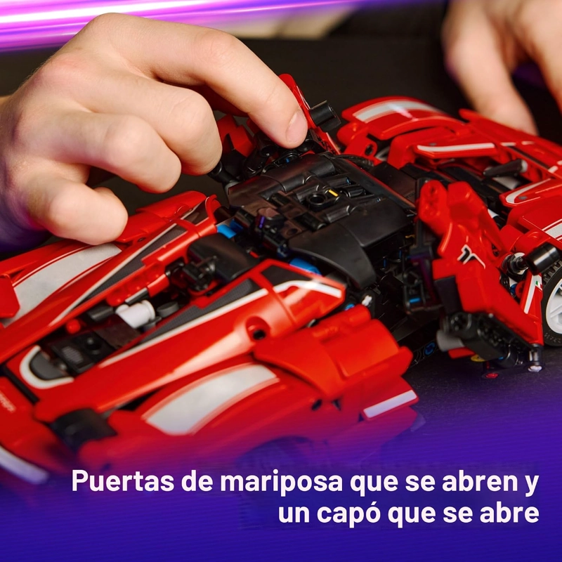LEGO TECHNIC FERRARI FXX K COCHE DE JUGUETE - JUGUETE DE CONSTRUCCION PARA NIÑAS Y NIÑOS, A PARTIR - 4