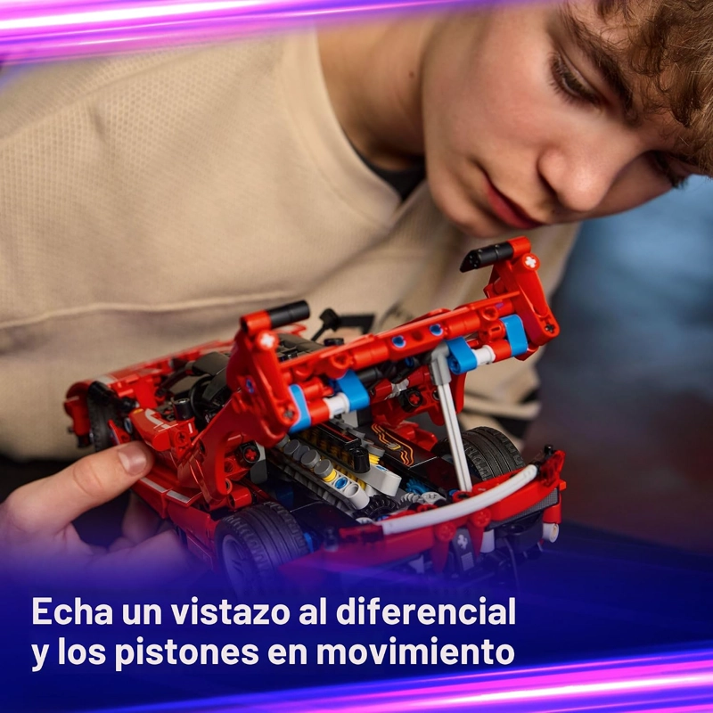 LEGO TECHNIC FERRARI FXX K COCHE DE JUGUETE - JUGUETE DE CONSTRUCCION PARA NIÑAS Y NIÑOS, A PARTIR - 5