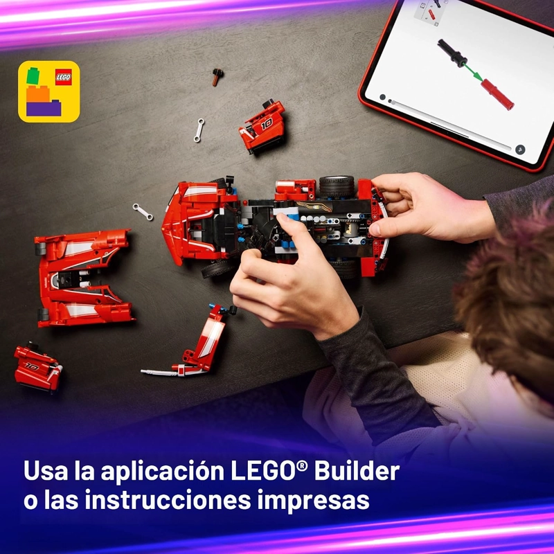 LEGO TECHNIC FERRARI FXX K COCHE DE JUGUETE - JUGUETE DE CONSTRUCCION PARA NIÑAS Y NIÑOS, A PARTIR - 6