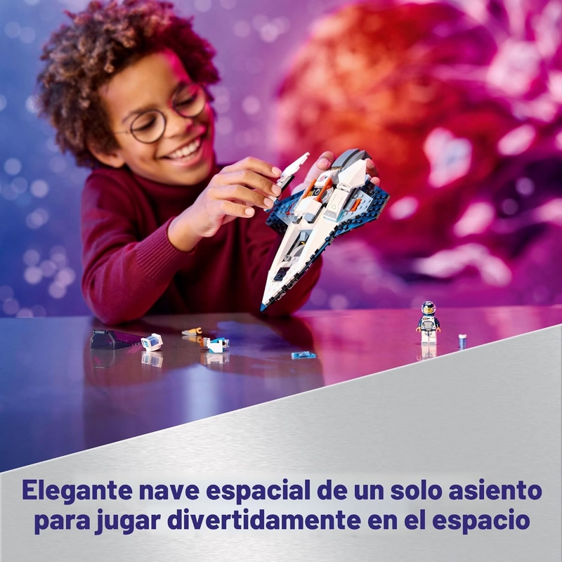 LEGO CITY NAVE ESPACIAL INTERESTELAR DE JUGUETE PARA NIÑOS, JUEGO DE CONSTRUCCION ESPACIAL CREATIVA - 3
