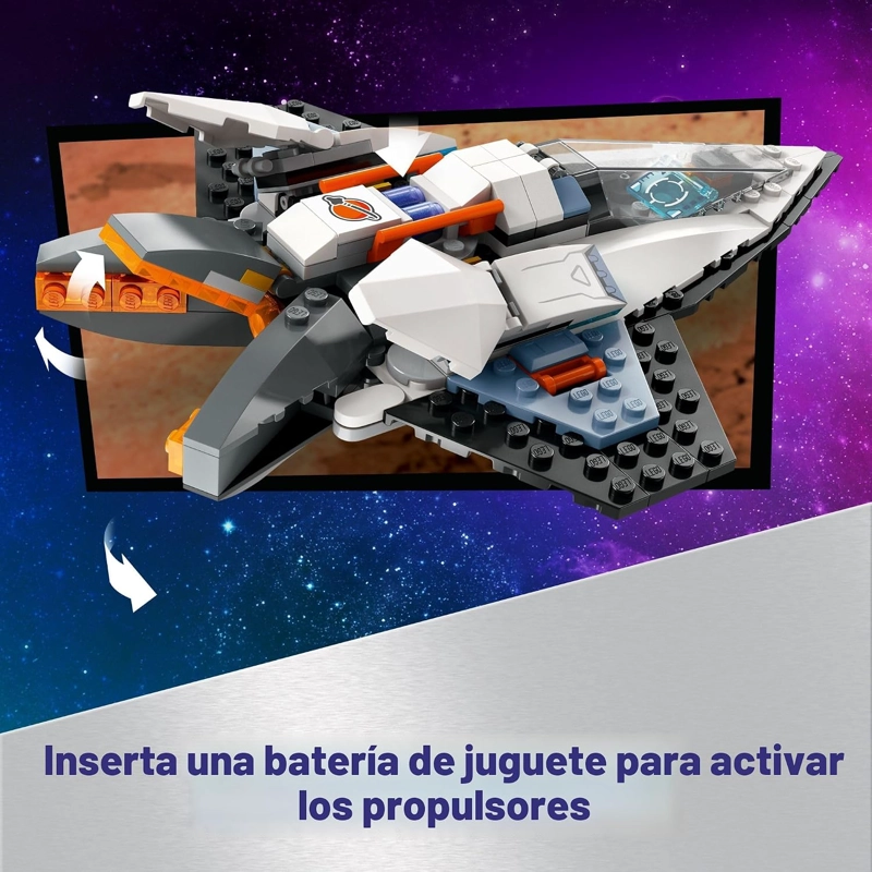 LEGO CITY NAVE ESPACIAL INTERESTELAR DE JUGUETE PARA NIÑOS, JUEGO DE CONSTRUCCION ESPACIAL CREATIVA - 4