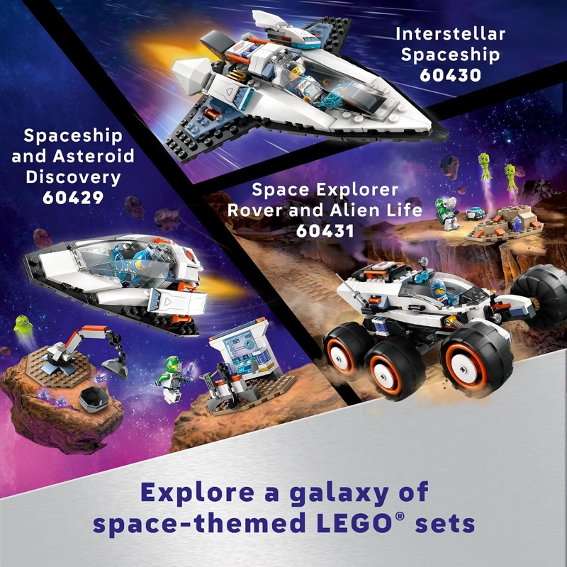LEGO CITY NAVE ESPACIAL INTERESTELAR DE JUGUETE PARA NIÑOS, JUEGO DE CONSTRUCCION ESPACIAL CREATIVA - 6