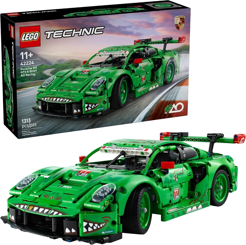 LEGO TECHNIC PORSCHE 911 GT3 R REXY AO - JUGUETE DE CONSTRUCCION DE AUTOS DE CARRERAS PARA NIÑOS - 1