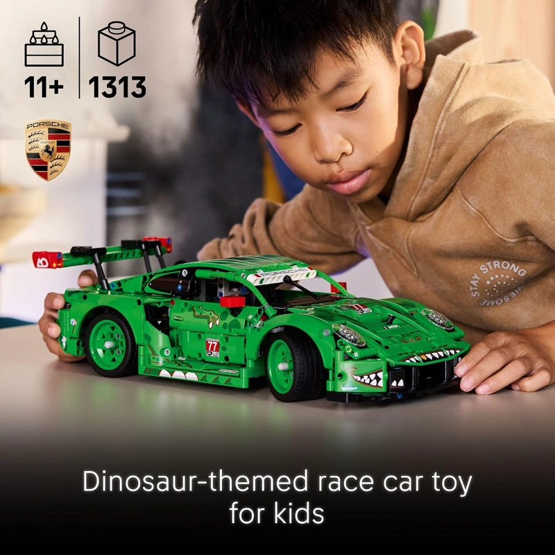 LEGO TECHNIC PORSCHE 911 GT3 R REXY AO - JUGUETE DE CONSTRUCCION DE AUTOS DE CARRERAS PARA NIÑOS - 3