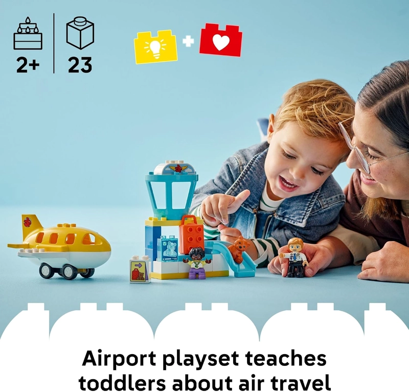 LEGO DUPLO TOWN PRIMERA VEZ EN EL AEROPUERTO JUGUETE DE CONSTRUCCION - CONJUNTO DE JUEGO - 2