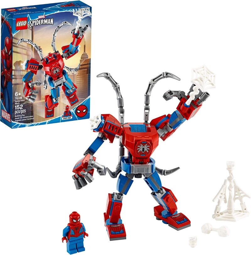 LEGO MARVEL SPIDER-MAN: ARMADURA ROBOTICA DE SPIDER-MAN 76146 - JUGUETE DE CONSTRUCCION, - 1