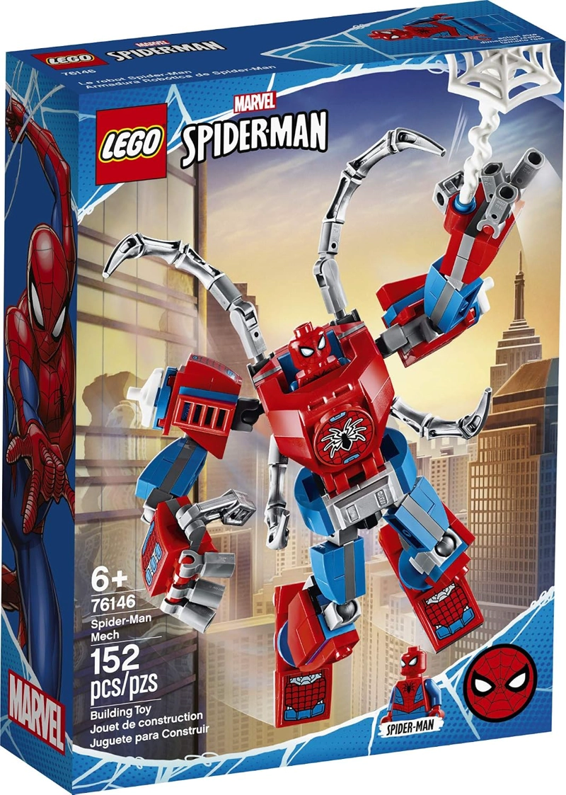 LEGO MARVEL SPIDER-MAN: ARMADURA ROBOTICA DE SPIDER-MAN 76146 - JUGUETE DE CONSTRUCCION, - 4