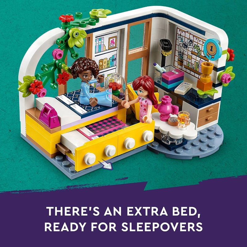 LEGO FRIENDS ALIYA S ROOM BUILDING KIT DE MAQUILLAJE SET 41740 - JUEGO DE JUGUETES COLECCIONABLES, - 3