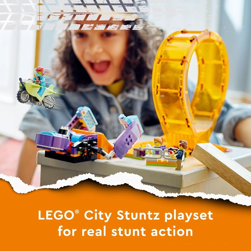 LEGO CITY STUNTZ SMASHING CHIMPANCE  STUNT LOOP 60338 - JUEGO DE JUGUETES DE CONSTRUCCION - 2