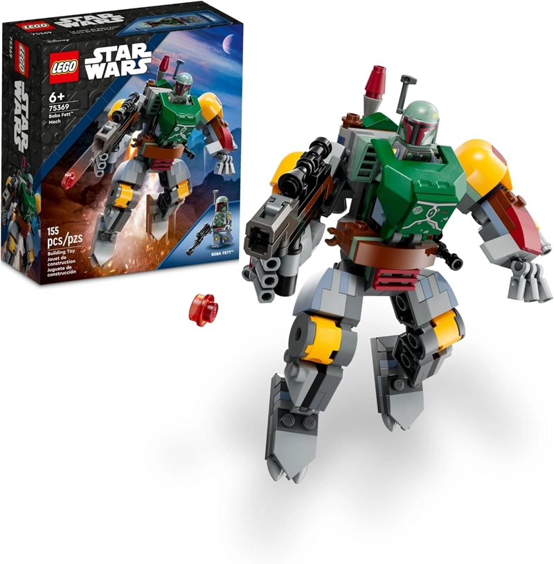 LEGO STAR WARS BOBA FETT MECH FIGURA DE ACCION CONSTRUIBLE DE STAR WARS, MECH POSABLE INSPIRADO - 1