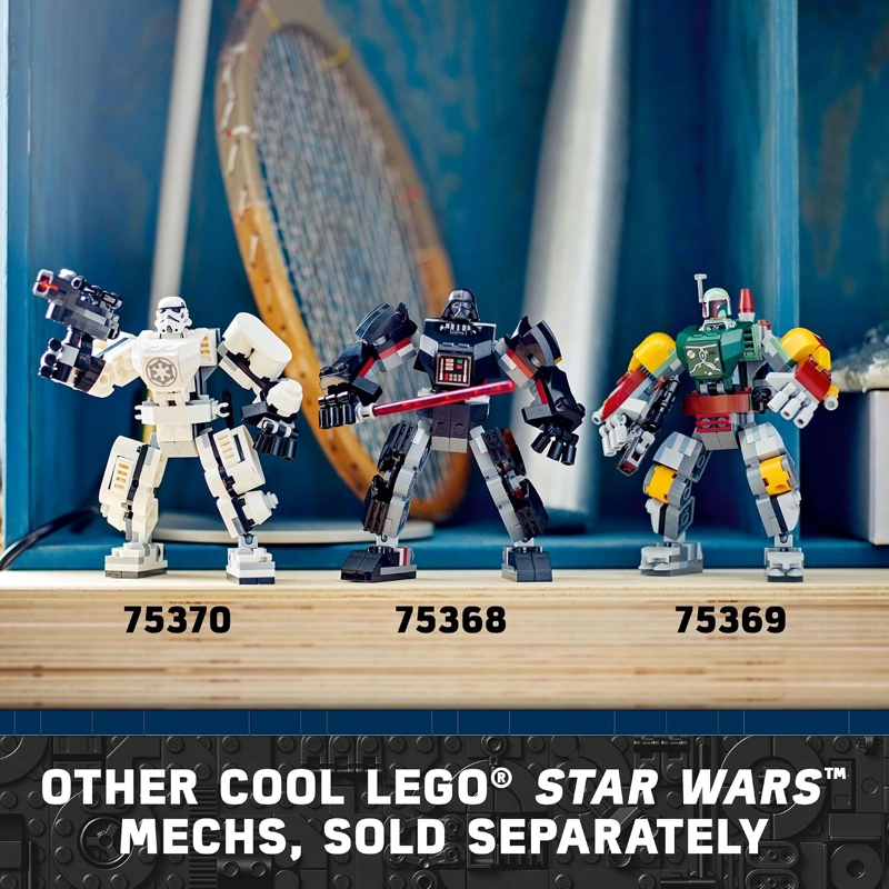 LEGO STAR WARS BOBA FETT MECH FIGURA DE ACCION CONSTRUIBLE DE STAR WARS, MECH POSABLE INSPIRADO - 6