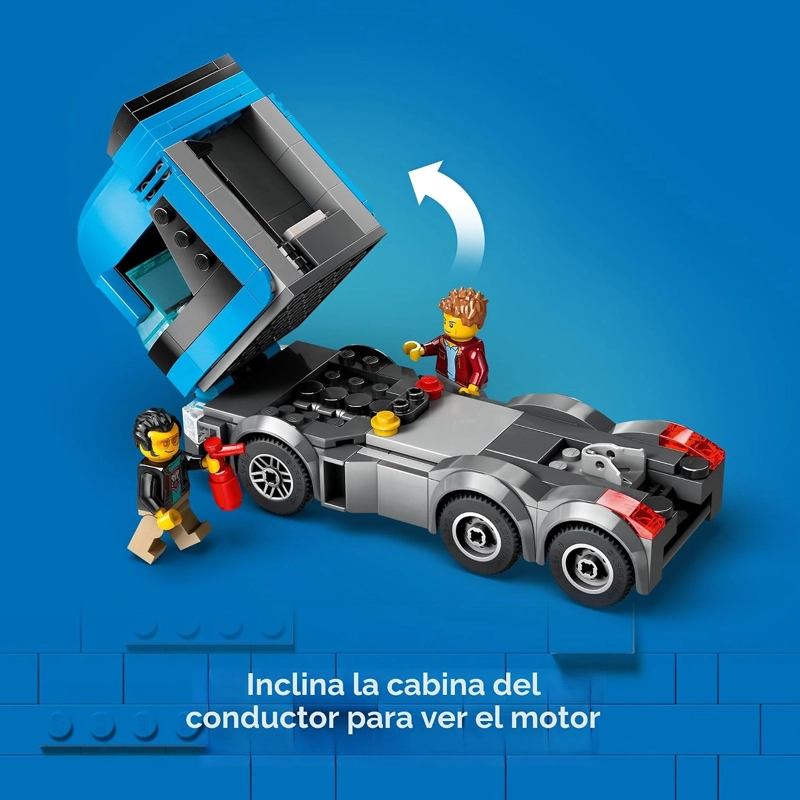 LEGO CITY CAMION TRANSPORTADOR DE AUTOS CON AUTOS DEPORTIVOS JUEGO DE CONSTRUCCION - JUGUETE - 6