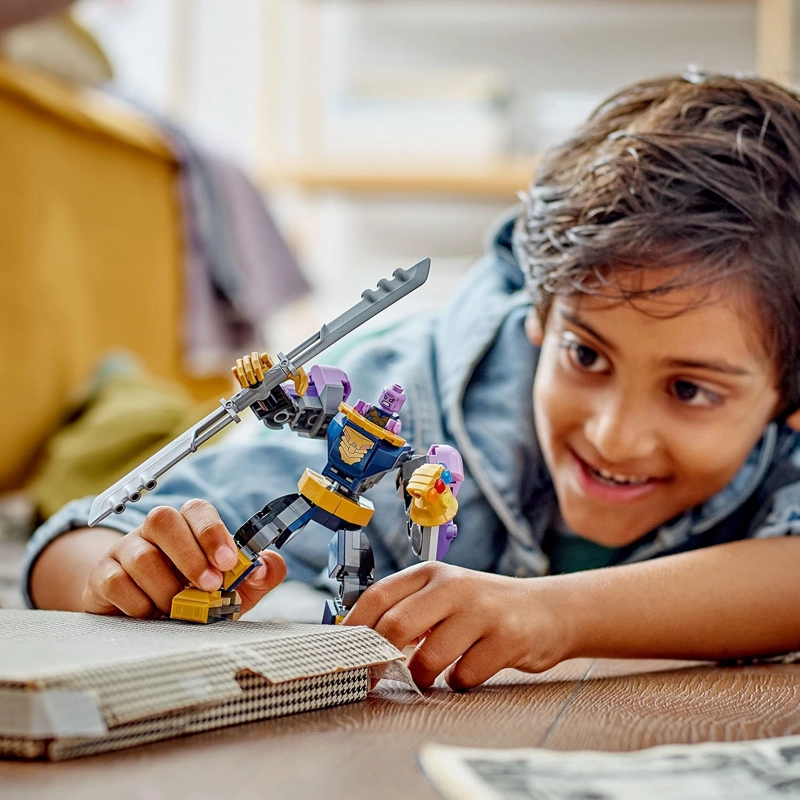 LEGO MARVEL THANOS MECH ARMOR 76242, CONJUNTO DE FIGURAS DE ACCION DE LOS VENGADORES, JUGUETE - 3