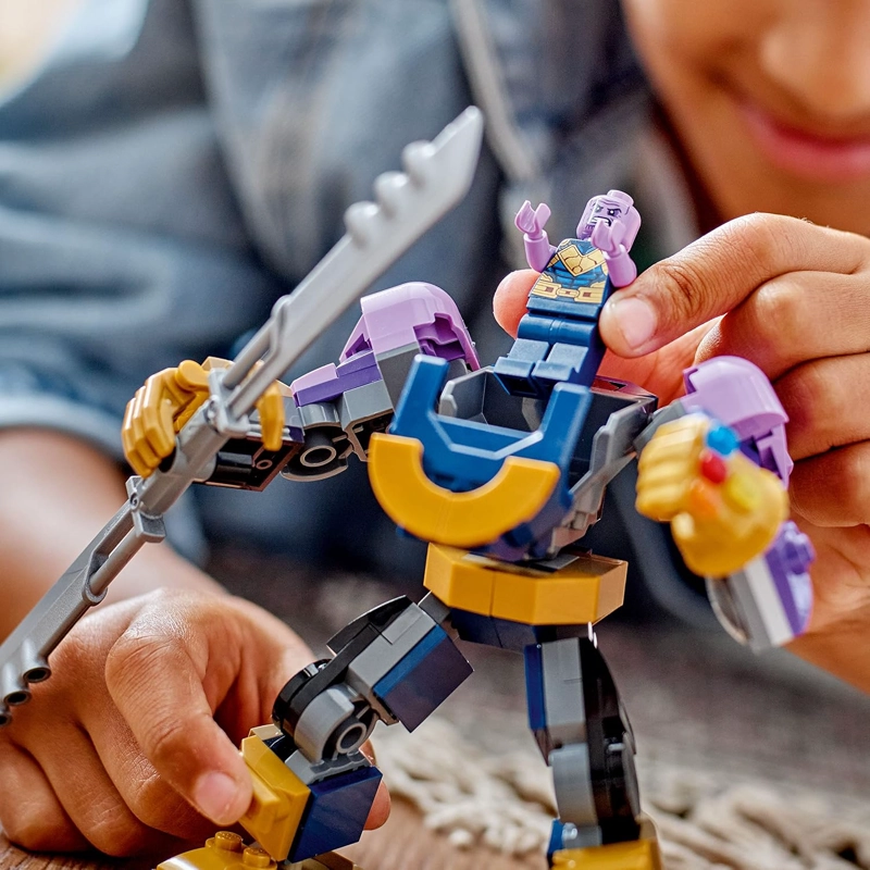 LEGO MARVEL THANOS MECH ARMOR 76242, CONJUNTO DE FIGURAS DE ACCION DE LOS VENGADORES, JUGUETE - 4