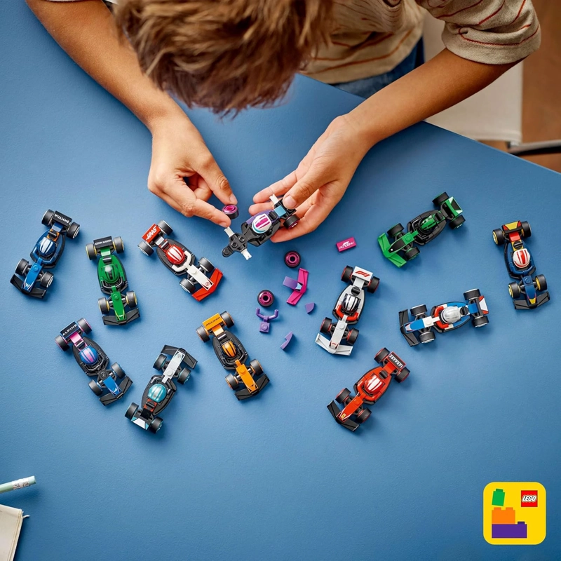 PAQUETE DE 12 AUTOS DE CARRERAS F1 - LEGO COLLECTIBLES - 4