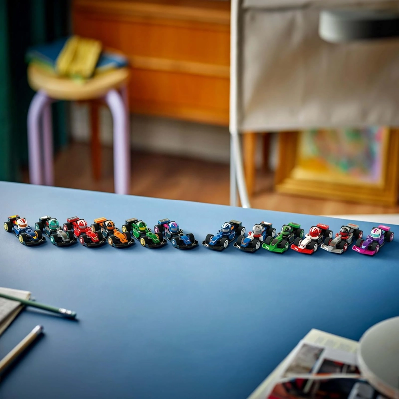 PAQUETE DE 12 AUTOS DE CARRERAS F1 - LEGO COLLECTIBLES - 6