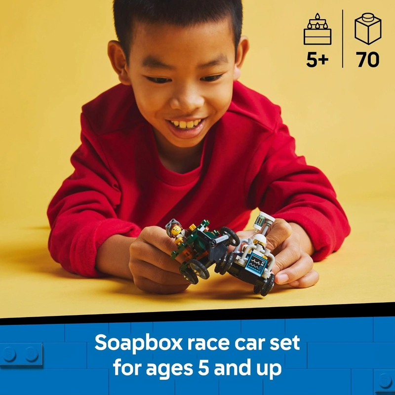 LEGO CITY JUEGO DE VEHICULOS DE CARRERA DE AVION VS. CAMA DE HOSPITAL PARA NIÑOS, NIÑAS Y NIÑOS, - 2