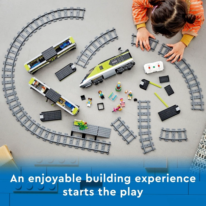LEGO CITY EXPRESS - JUEGO DE TREN DE PASAJEROS 60337, JUGUETE CON CONTROL REMOTO, REGALOS - 6