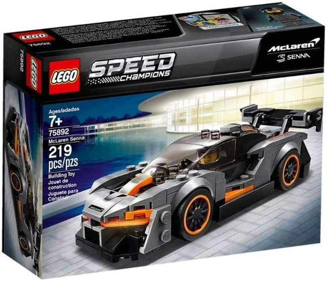 LEGO SPEED CHAMPIONS MCLAREN SENNA 75892 - KIT DE MAQUILLAJE SET DE CONSTRUCCION CON 219 PIEZAS - 1