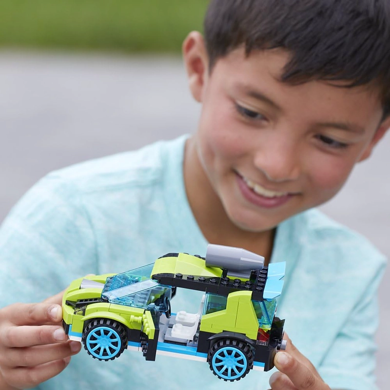 LEGO CREATOR 3IN1 ROCKET RALLY CAR 31074 - KIT DE MAQUILLAJE SET DE CONSTRUCCION 241 PIEZAS - 2