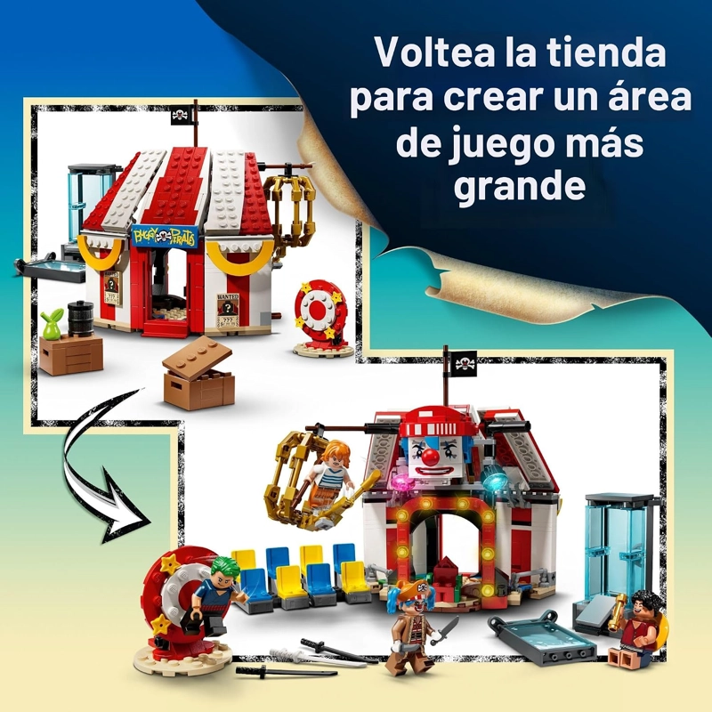 LEGO ONE PIECE BUGGY THE CLOWN S CIRCUS TENT BLOQUES DE CONSTRUCCION JUGUETE DE CONSTRUCCION - 3