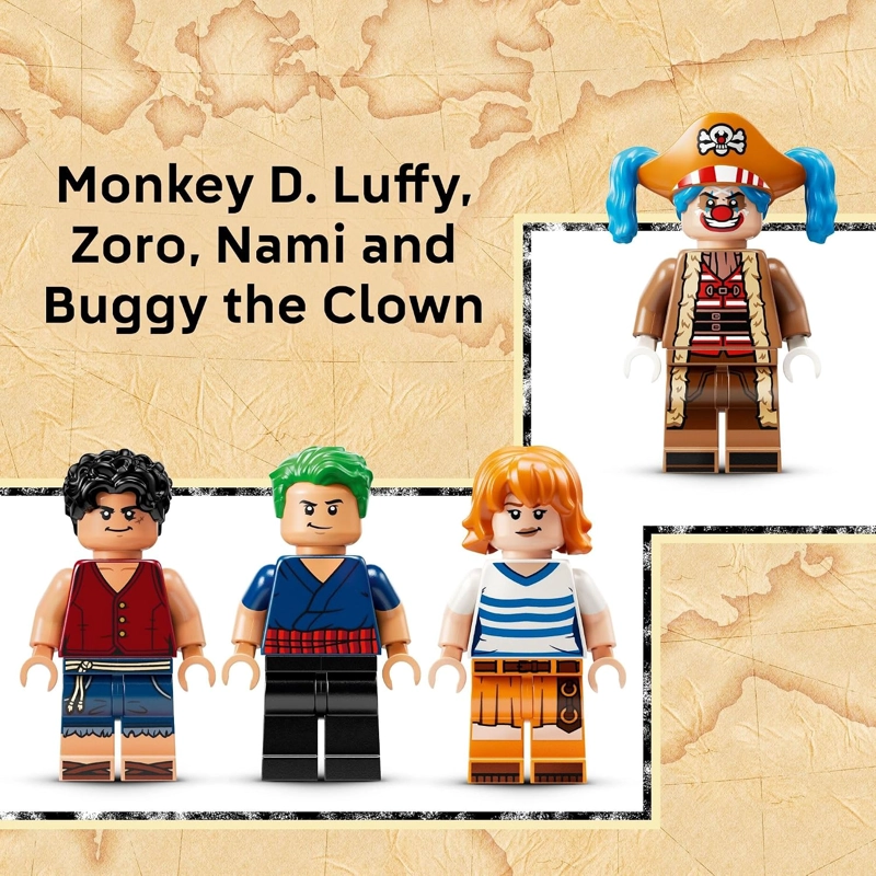 LEGO ONE PIECE BUGGY THE CLOWN S CIRCUS TENT BLOQUES DE CONSTRUCCION JUGUETE DE CONSTRUCCION - 5