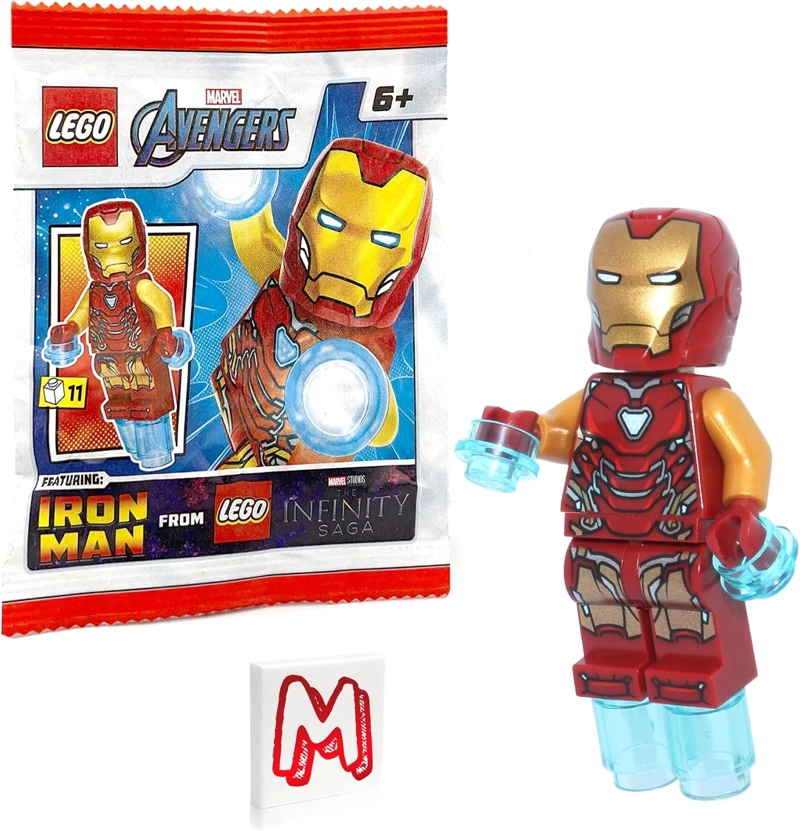 LEGO MARVEL SUPER HEROES AVENGERS ENDGAME MINIFIGURA - IRON MAN MARK 85 ARMOR CON BLASTERS 76131 - 1