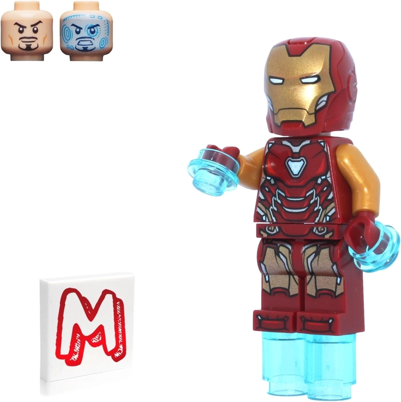 LEGO MARVEL SUPER HEROES AVENGERS ENDGAME MINIFIGURA - IRON MAN MARK 85 ARMOR CON BLASTERS 76131 - 4